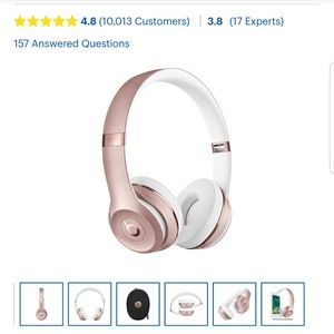 NWT, Beats Solo3 Wireless, Rose Gold.